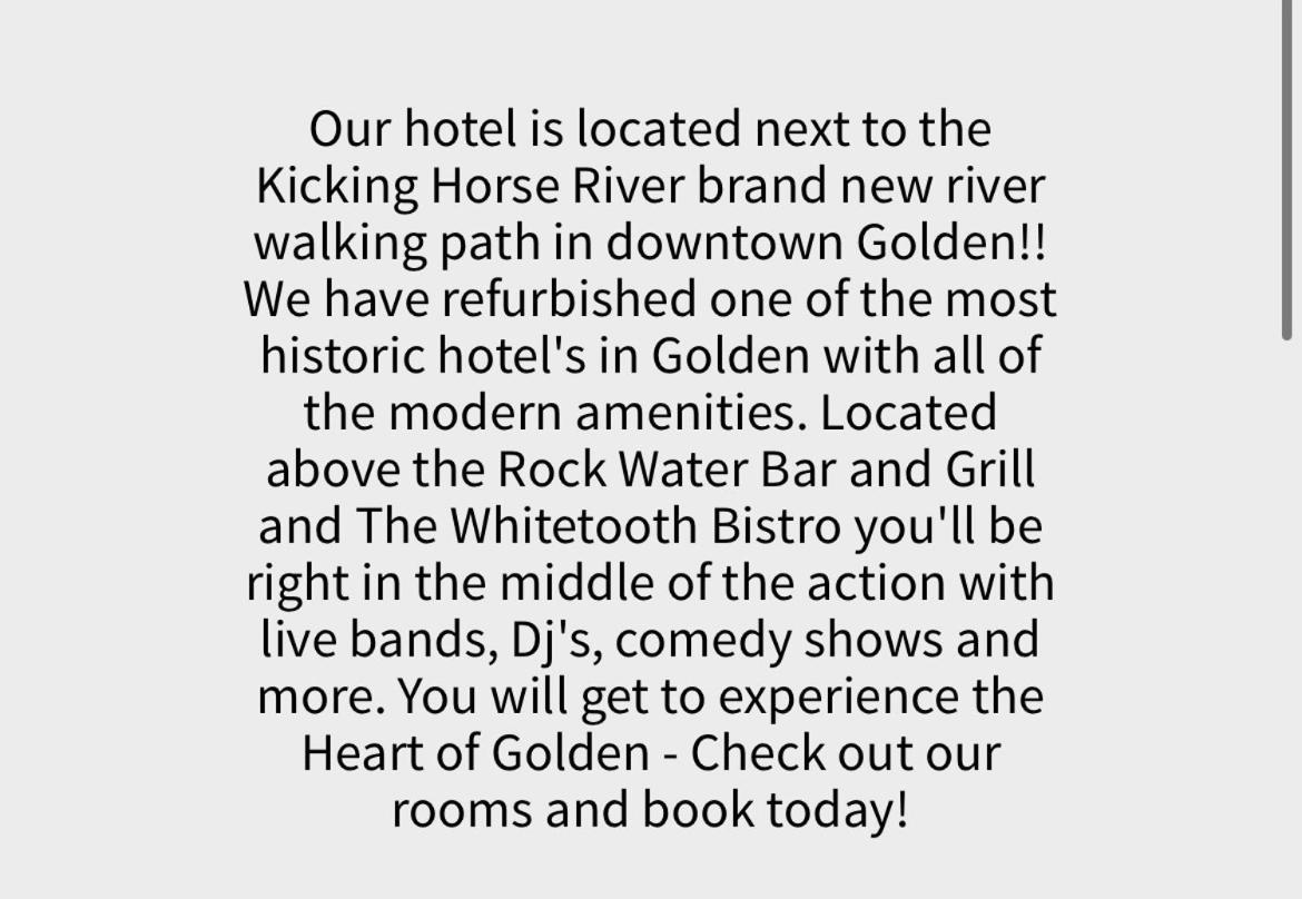 The Cache Hotel And Lodgings Golden Extérieur photo