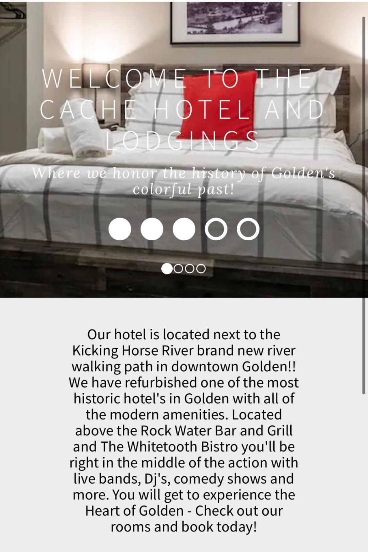 The Cache Hotel And Lodgings Golden Extérieur photo